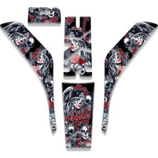 Tutgun Motor Sym Jet x Tank Pad Set Kırmızı