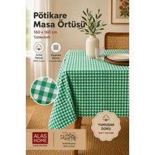 ALAS Yeşil Piknik Bahçe Balkon Masa Örtüsü 160 x 160