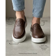 Derify Hakiki Deri Erkek Günlük Ayakkabı, Loafer Ayakkabı, Hafif Ayakkabı, Yazlık Ayakkab