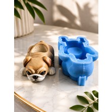 Silikon Kalıp Köpek Mumluk Saksılık Modeli