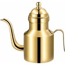 Chavin Komple 304 Çelik Gold 500 ml Yağdanlık Sosluk ve Sirkelik MT271SR