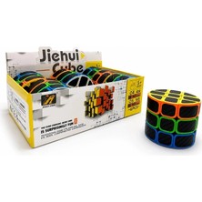 Silindir Zeka Küpü - Karbon Fiber Görünümlü Eğri Yüzeyli Akıl Oyunu ALK4013 Nemere