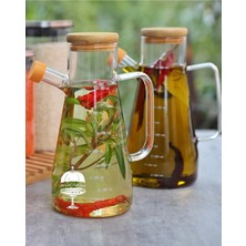 Empressco 2'li Borosilikat Cam Yağlık ve Sirkelik Seti, 900ML, Şık ve Dayanıklı