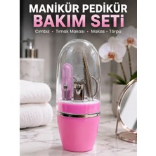 Pembe Tırnak Bakım Seti Cımbız Makas Tırnak Makası ve Törpü Içeren Kit Midastech