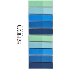 Sibga Tasarım Şeffaf Renkli Postit Post-It Post It. Kitap Ayracı Ayraç Postit Sticker Not Kağıdı 200 Yaprak
