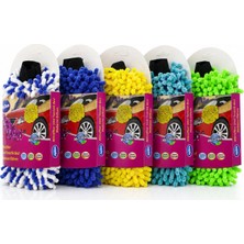 Marsilyan Mikrofiber Şonil Temizlik Bezi - Makarna - Oto Yıkama Eldiveni (4887)