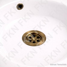 Empressco Antik Tarz Lavabo Süzgeci ve Yüzüğü Seti, Körüklü Sifon Dahil
