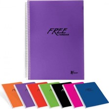 Keskin Color Keskin Free A4 Pp. Kapak Defter 160YP. Çizgili 320481-99