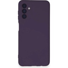 Drop Tedarik Samsung Galaxy A14 4g Kılıf Nano Içi Kadife Silikon - Mor