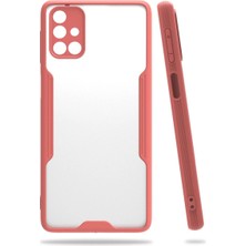 Mudanis Samsung Galaxy M31S Kılıf Platin Silikon - Pembe
