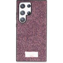 Mudanis Onegif Samsung Galaxy S23 Ultra Bright Simli Kapak - Derin Mor