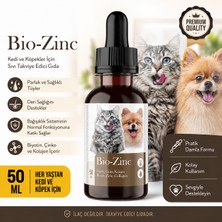 Lion Paw Bio-Zinc Damla 50 ml Kedi ve Köpekler Için Biyotin Çinko Kolajen Sıvı Takviye Edici Gıda