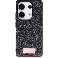 Mudanis Onegif Xiaomi Redmi Note 13 Pro 4g Bright Simli Kapak - Siyah