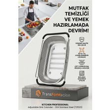 Empressco Ayarlanabilir Paslanmaz Çelik Lavabo Süzgeci, Dayanıklı ve Pratik Kullanım