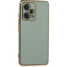 DS LLC Xiaomi Redmi Note 12 Pro Plus Kılıf Volet Silikon - Açık Yeşil