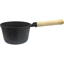 Empressco 14 cm Ahşap Saplı Döküm Granit Sosluk, 1 Litre, Şık ve Dayanıklı