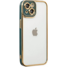 MiraLive Mey Ithalat®  iPhone 14 Plus Kılıf Liva Lens Silikon - Yeşil