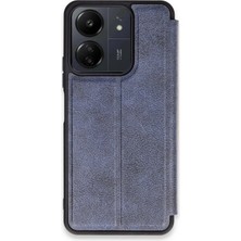 MiraLive Mey Ithalat®   Redmi 13C Kılıf Flip Cover - Lacivert