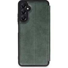 MiraLive Mey Ithalat®  Samsung Galaxy S24 Fe Kılıf Flip Cover - Koyu Yeşil