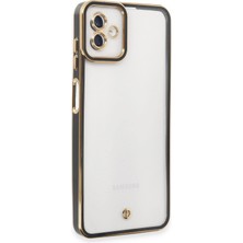 MiraLive Mey Ithalat®  Samsung Galaxy A04 Kılıf Liva Lens Silikon - Siyah
