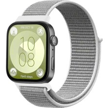 MiraLive Mey Ithalat®  Huawei Fit 4 Hasırlı Cırtcırtlı Kordon - Beyaz