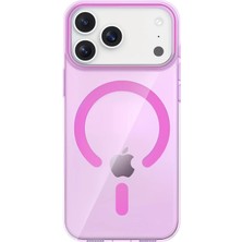 MiraLive Mey Ithalat®   iPhone 17 Pro Pc Blank Magsafe Kapak - Pembe
