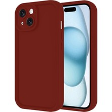 MiraLive Mey Ithalat®  iPhone 14 Kılıf Viera Silikon - Bordo