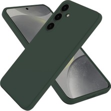 MiraLive Mey Ithalat®  Samsung Galaxy A56 Kılıf Nano Içi Kadife Silikon - Koyu Yeşil