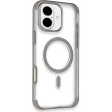 MiraLive Mey Ithalat®  iPhone 16 Hilton Magsafe Kapak - Titan Gri