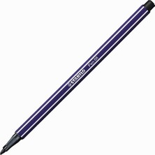 Belirtilmemiş Stabilo Pen 68 Kalın Keçe Uçlu Boya Kalemi 1 Mm Koyu Mavi 68/22 (10 Lu Paket)