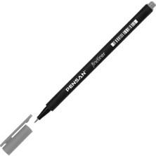 Belirtilmemiş Pensan Fineliner 0,4 Mm Keçe Uç Kalem Gri 6500 (10 Lu Paket)
