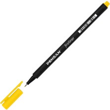Belirtilmemiş Pensan Fineliner 0,4 Mm Keçe Uç Kalem Sarı 6500 (10 Lu Paket)