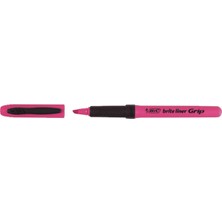 Belirtilmemiş Bic Brite Liner Grip Fosforlu Kalem Pembe 811934 (12 Li Paket)