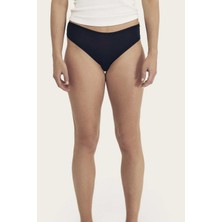 Daily Nuuds Günlük Kesim Kadın Külot – Bare Black | XS–XL Tek Beden | Tekli