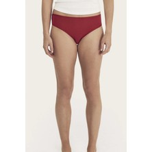 Daily Nuuds Günlük Kesim Kadın Külot – Cherry Red | XS–XL Tek Beden | Tekli