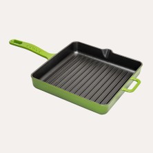 Sürel 30 cm Kare Izgara Tava Degrade Yeşil