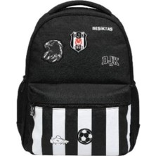 Nusrat Bilişim Beşiktaş Okul Çantası Dokuma Etiket ve Baskı Detaylı 26375