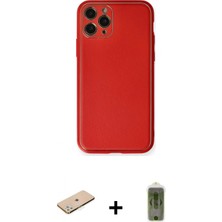 Marsilyan™- iPhone 11 Pro Max Kılıf Yadigar Klasik - Siyah Joko Magic 5d Hayalet Cam + Renkli Kamera Lens Koruma Cam - Yl