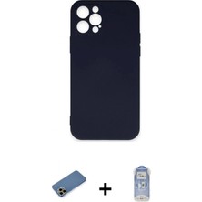 Marsilyan™- iPhone 12 Pro Max Kılıf Ahenk Serisi - Siyah Joko Magic 5d Cam + Shine Kamera Lens Koruma Cam - Gd