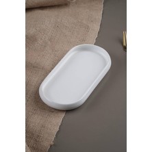 Acar Bianco Perla Porselen Kayık Tabak - 22,8 cm SCT-21-0233