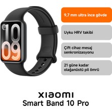 Xiaomi Smart Band 10 Pro Black - Akıllı Bileklik Siyah (Xiaomi Tr Garantili)