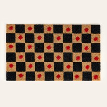 Zsa Zsa Zsu Kerala Siyah Coir Kapı Önü Paspası 45x75 Cm