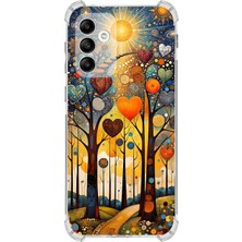 Printify Samsung Galaxy M23 ile Uyumlu Düşlerin Dansı Serisi Yıldız Yolculuğu Tasarımlı Uv Baskılı Köşe Korumalı Antişok Kılıf