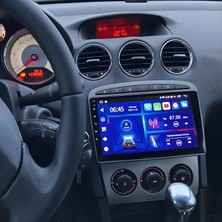 Conio Peugeot 308 2008-2013 Uyumlu Android 14 Navigasyon Multimedya Tesla Ekran IPS Dsp Kablosuz Apple Carplay Android Auto Bluetooth Wifi Gps Geri Görüş Kameralı