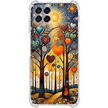 Printify Samsung Galaxy M33 ile Uyumlu Düşlerin Dansı Serisi Yıldız Yolculuğu Tasarımlı Uv Baskılı Köşe Korumalı Antişok Kılıf