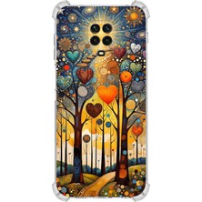 Printify Redmi Note 9 Pro ile Uyumlu Düşlerin Dansı Serisi Yıldız Yolculuğu Tasarımlı Uv Baskılı Köşe Korumalı Antişok Kılıf
