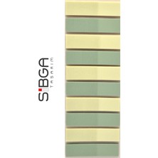 Sibga Tasarım Şeffaf Renkli Postit Post-It Post It. Kitap Ayracı Ayraç Postit Sticker Not Kağıdı 200 Yaprak