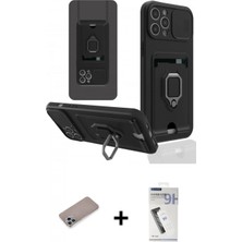 Marsilyan™- iPhone 12 Pro Kılıf Vadi Form Prime - Şeffaf Uv Polymer Nano Ekran Koruyucu + Shine Kamera Lens Koruma Cam - Sabe