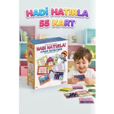Farbu Oyuncak Hadi Hatırla! 55 Kart Eğlenceli Eğitici Hafıza ve Zeka Oyunu - Okul Öncesi Odaklanma Oyunu