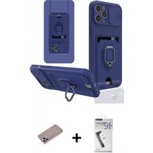 Marsilyan™- iPhone 12 Pro Kılıf Vadi Form Prime - Şeffaf Uv Polymer Nano Ekran Koruyucu + Shine Kamera Lens Koruma Cam - Sabe